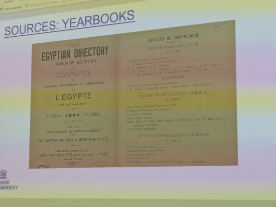 A slide with a yearbook