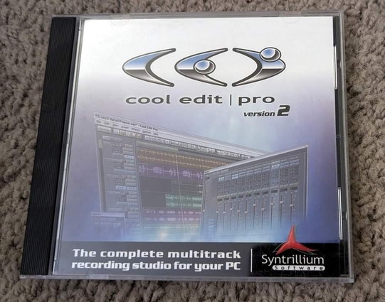 Cool Edit Pro 2.0 CD jewel case