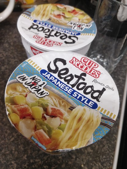 Cup Noodles Seafood Japanese Style x2