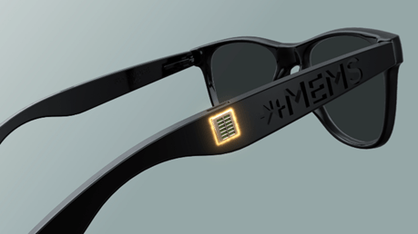 The open-air MEMS speaker is one-third the thickness — and one-seventh the overall size — of existing dynamic-driver designs, making it an optimal fit inside a growing number of thin-and-stylish wearable devices. (Image: xMEMS)
